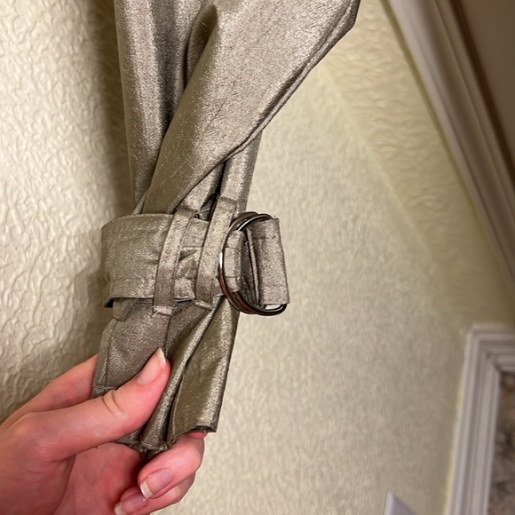 Worthington Essentials Greenish-Grey Unisex Trench Coat - Picture 6 of 11